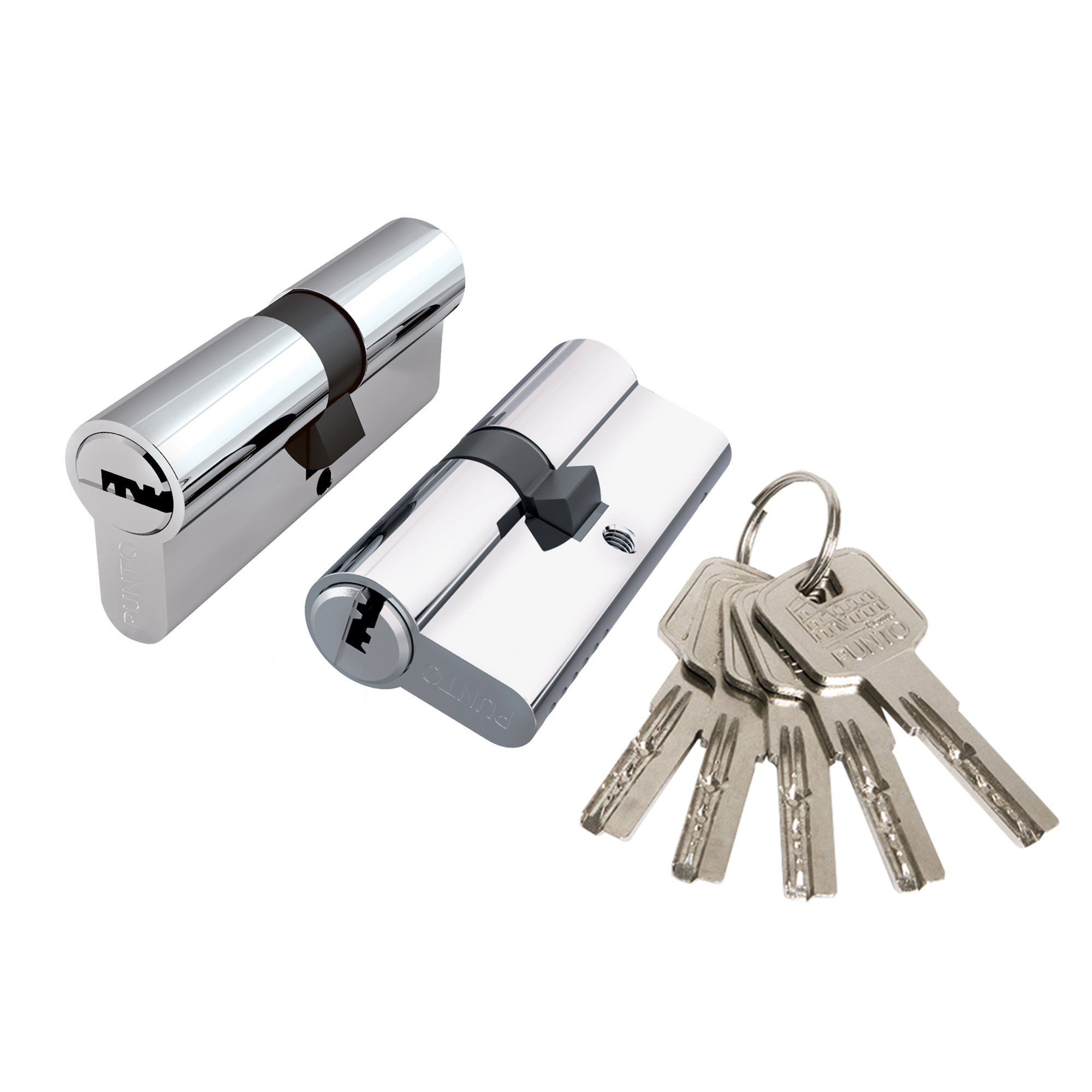 Цилиндровый Punto (Пунто) механизм Z3000Key90(40+10+40) СP хром